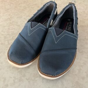 Bobs from Skechers women’s navy memory foam Slip-On Loafers size 7.5